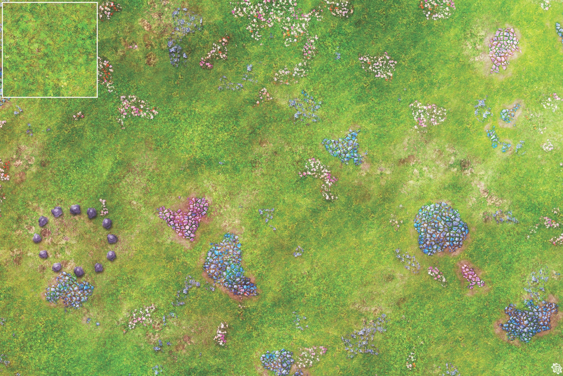 Mats by Mars: Faewild Fields Tabletop Wargaming Play Mat