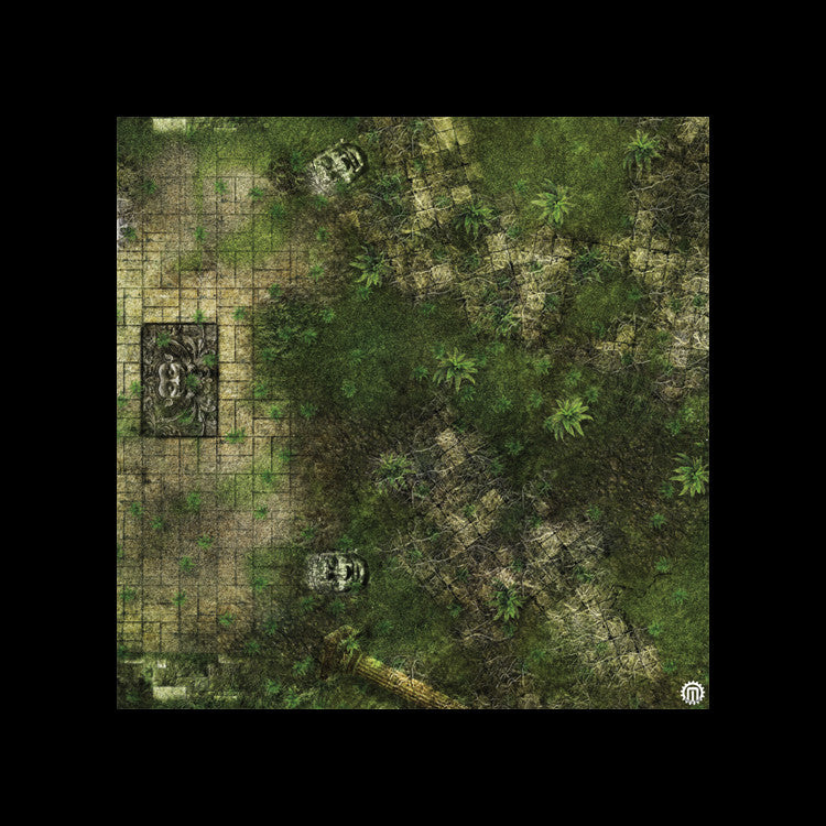 Mats by Mars: Forgotten Temple (Altar) Tabletop Wargaming Play Mat