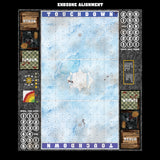 Frosty Cobbles Fantasy Football 7s Play Mat / Pitch from Mats by Mars