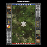 Mats by Mars:  Forgotten Temple Fantasy Football Play Mat / Pitch