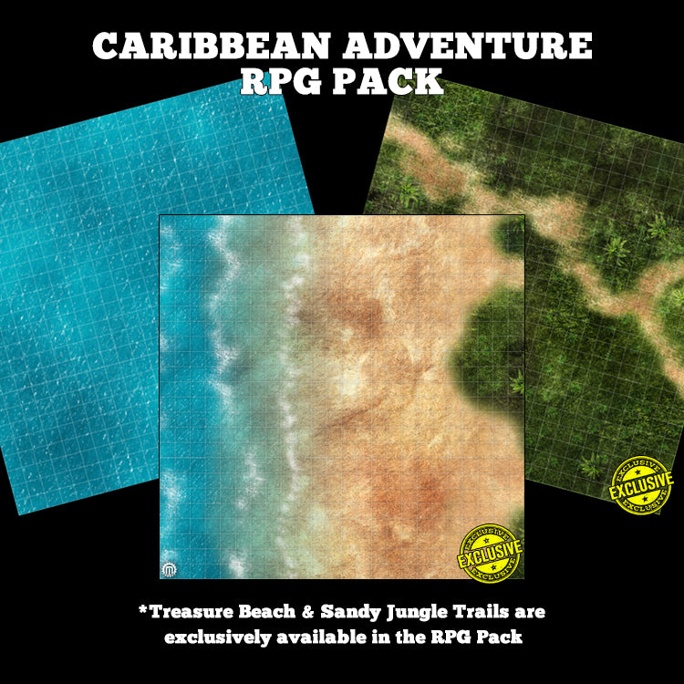 Mats by Mars: Caribbean Adventure RPG Pack