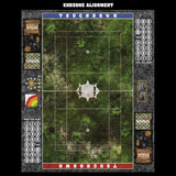 Mats by Mars:  Forgotten Temple Fantasy Football Play Mat / Pitch