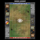 Mats by Mars:  Grassy Spring Fantasy Football Play Mat / Pitch