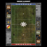 Mats by Mars:  Green Meadow Fantasy Football Play Mat / Pitch