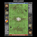 Mats by Mars:  Verdant Field Fantasy Football Play Mat / Pitch