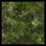 Mats by Mars: Forgotten Temple (Plaza) Tabletop Wargaming Play Mat