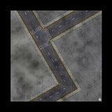Mats by Mars: Crime Alley (Bend Rd) Tabletop Wargaming Play Mat