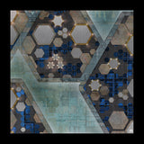 Mats by Mars: Quinfinity Sapphire Tabletop Wargaming Play Mat