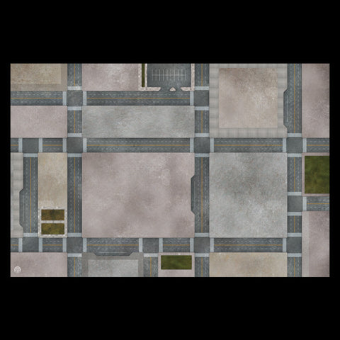Mats by Mars: Streets of Justice C Tabletop Wargaming Play Mat