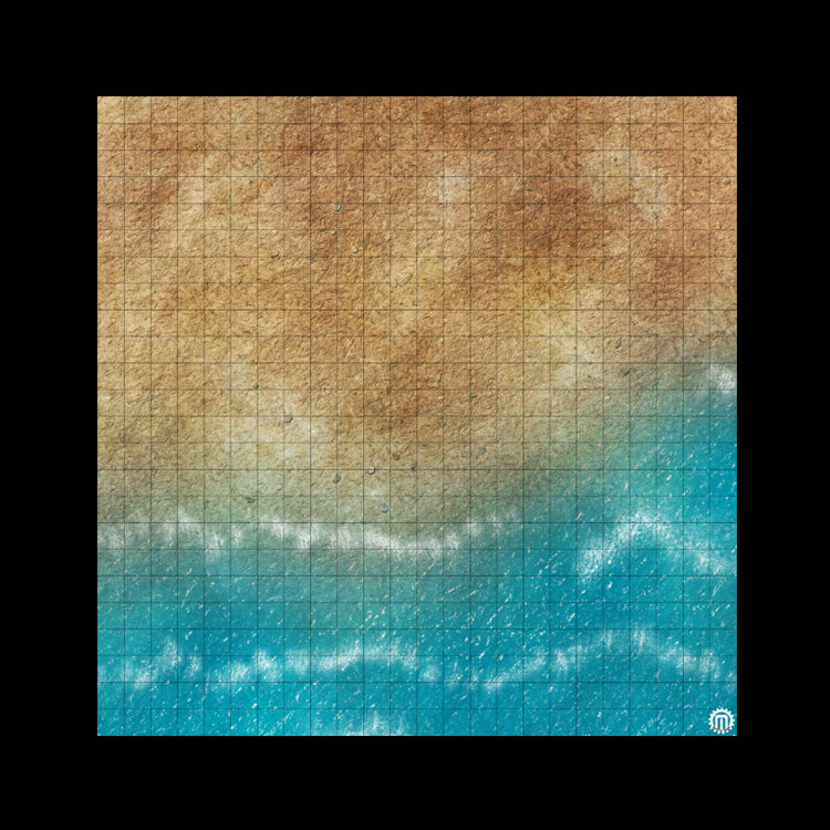 Mats by Mars: Treasure Beach Tabletop Wargaming Play Mat