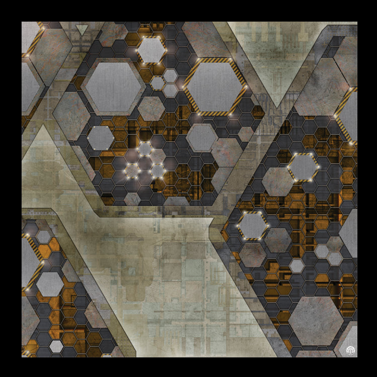 Mats by Mars: Quinfinity Citrine Tabletop Wargaming Play Mat